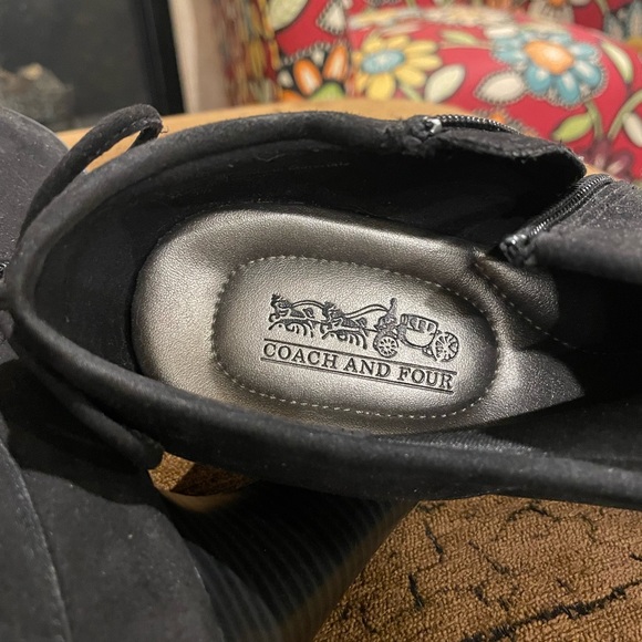 Coach and Four ankle heel boots - Picture 3 of 4